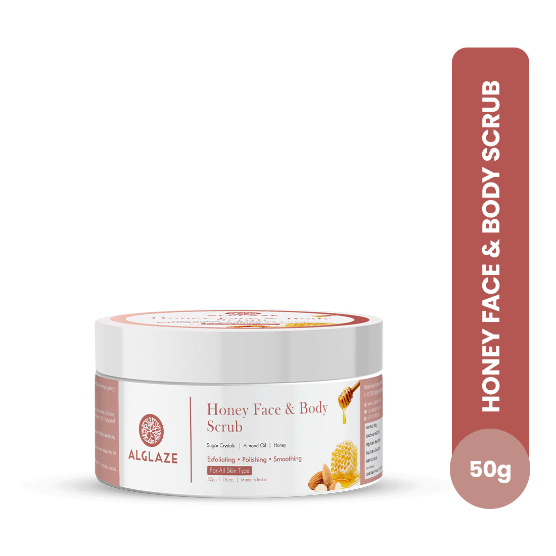 Honey Face & Body Scrub with Almond Oil & Honey