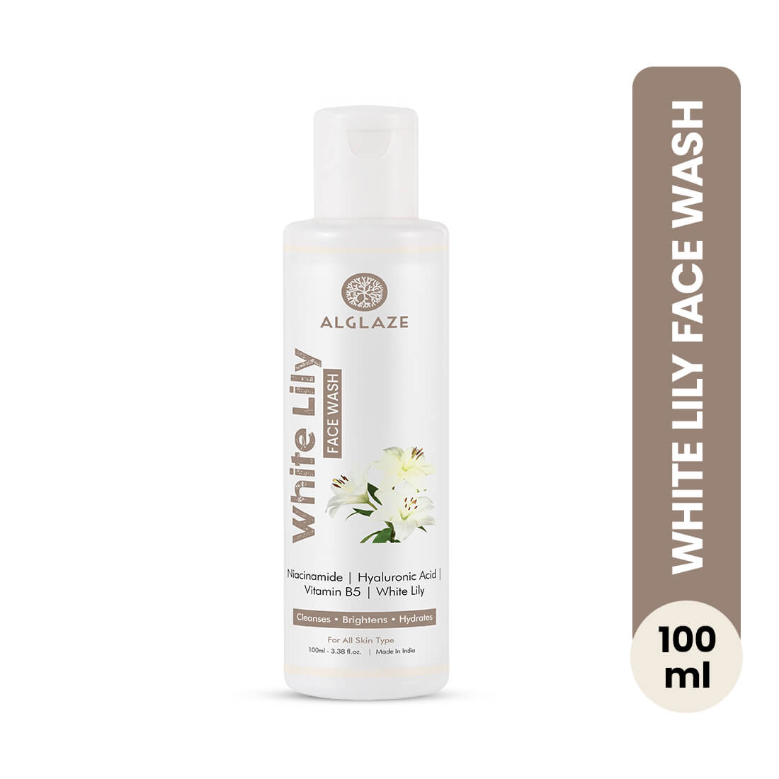 White Lily Face Wash | Niacinamide, Hyaluronic Acid & Vitamin B5 @ 1 (Exclusive)