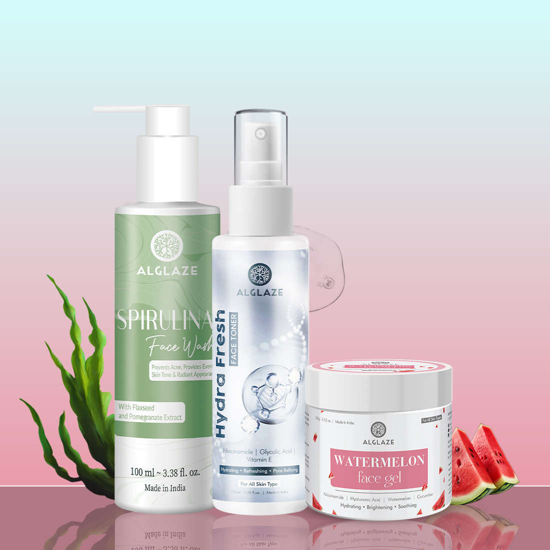 Oil Control & Fresh Skin Kit | Face Wash, Toner & Gel