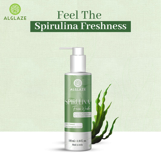 SPIRULINA FACE WASH With Spirulina Algae & Niacinamide