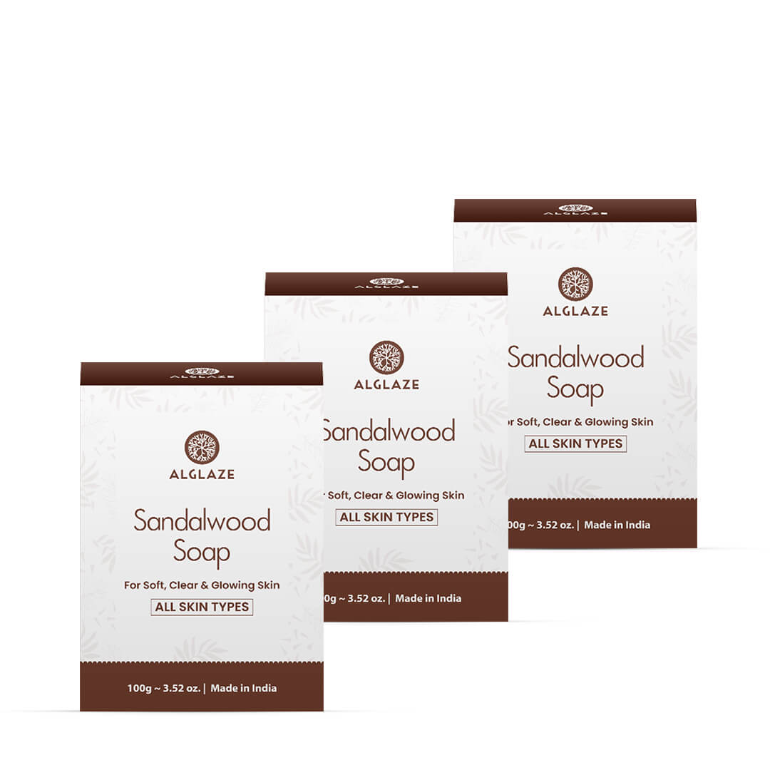 SANDALWOOD SOAP TRIPLE PACK | Soft, Clear & Glowing Skin