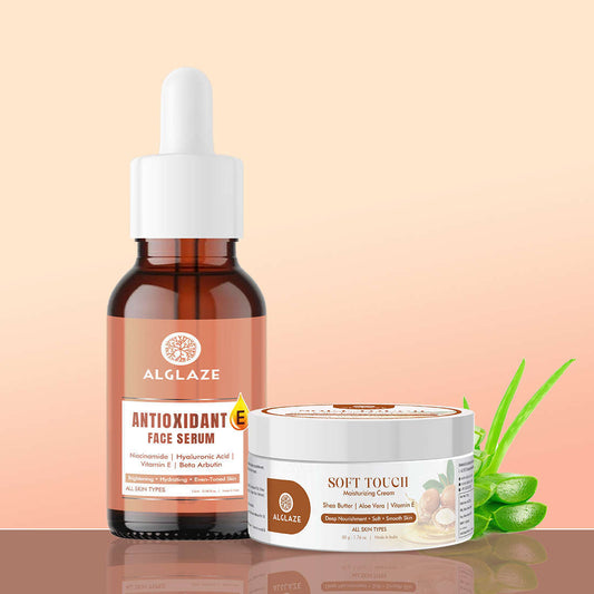 Glow Repair Duo | Vitamin E Serum & Moisturizing Cream