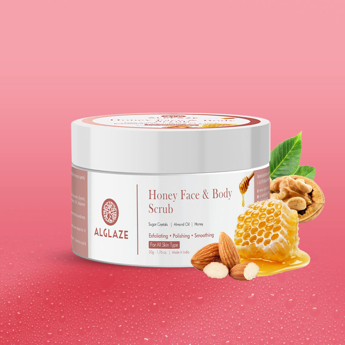Honey Face & Body Scrub with Almond Oil & Honey