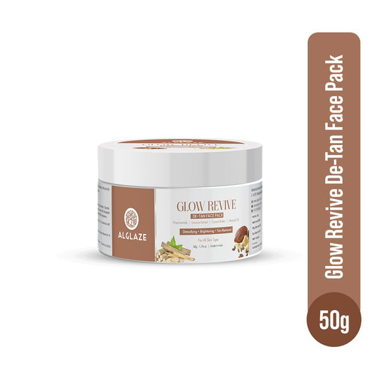 Glow Revive De-Tan Face Pack | Niacinamide, Licorice, Cocoa Butter & Almond Oil