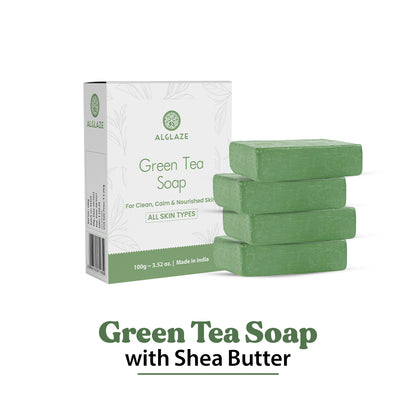 Green Tea Soap With Shea Butter & Jojoba Oil