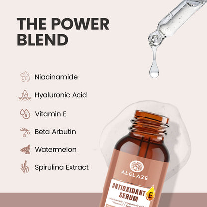 Antioxidant E Face Serum with Niacinamide & Hyaluronic Acid