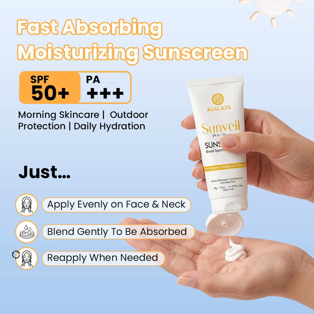 Sunveil SPF 50 PA+++ Sunscreen | With Niacinamide, Hyaluronic Acid & Vitamin E