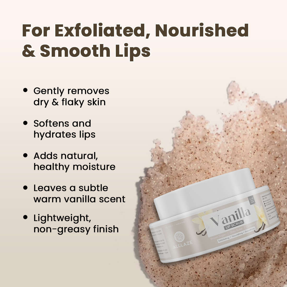 Vanilla LIP SCRUB | Exfoliating • Nourishing • Smoothing