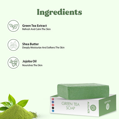 Green Tea Soap With Shea Butter & Jojoba Oil