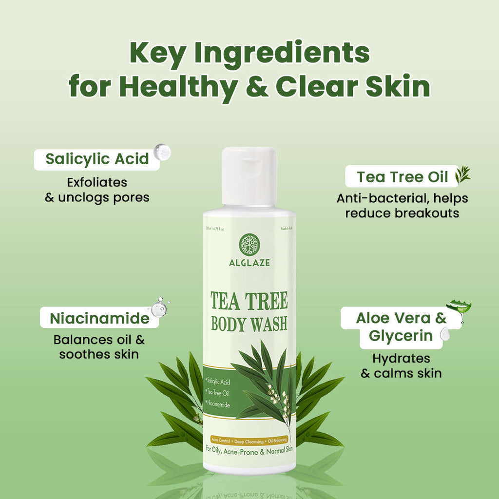 Tea Tree BODYWASH | Acne Control • Deep Cleansing • Oil Balancing