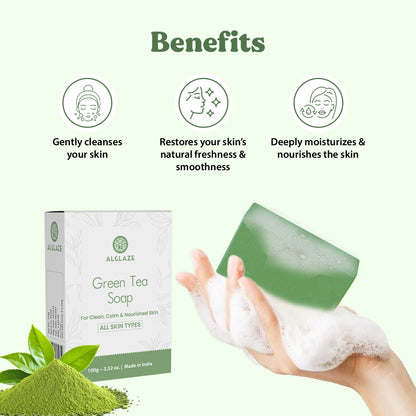 Green Tea Soap With Shea Butter & Jojoba Oil