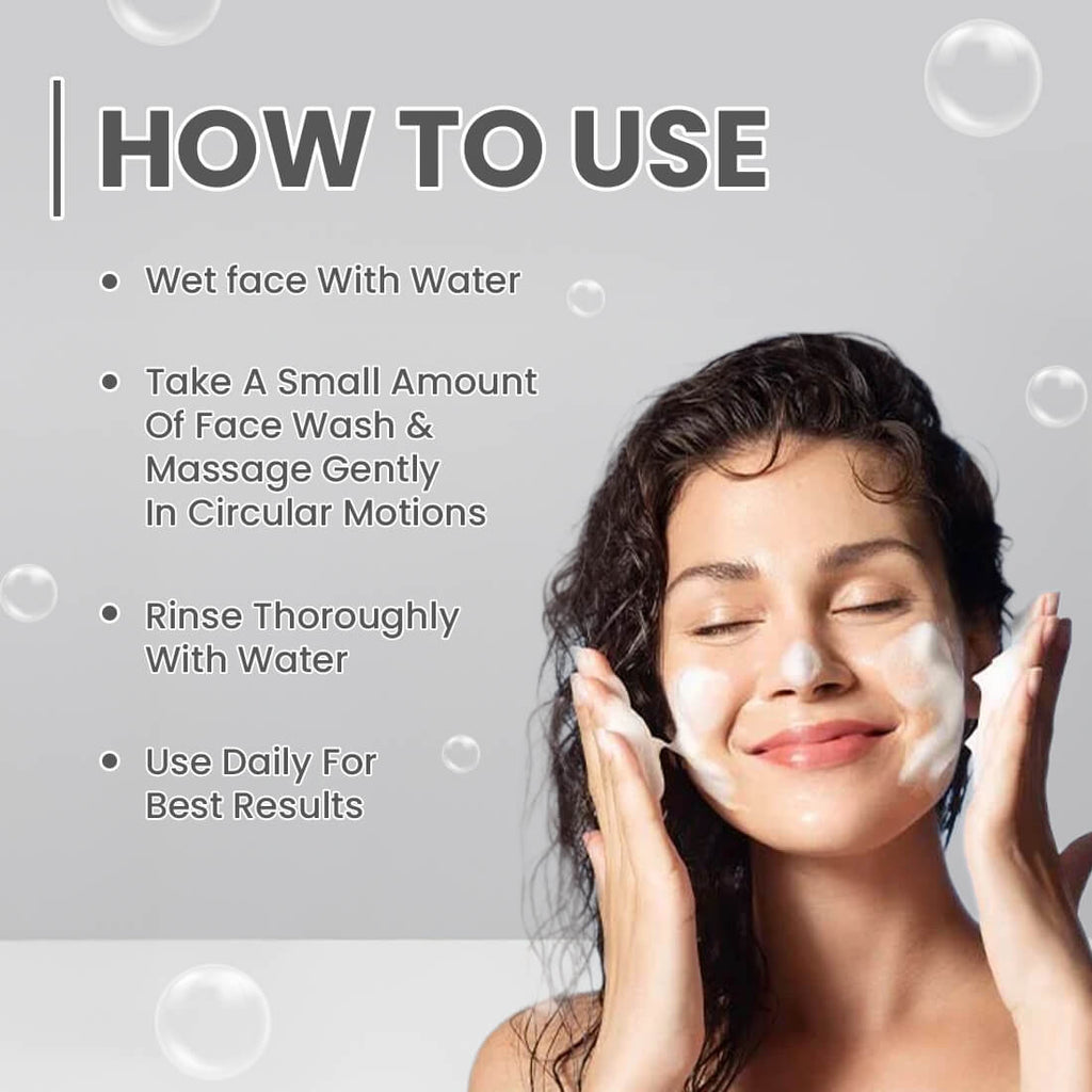 White Lily Face Wash | Niacinamide, Hyaluronic Acid & Vitamin B5
