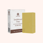 Alglaze Sandalwood Soap with packaging on a white background