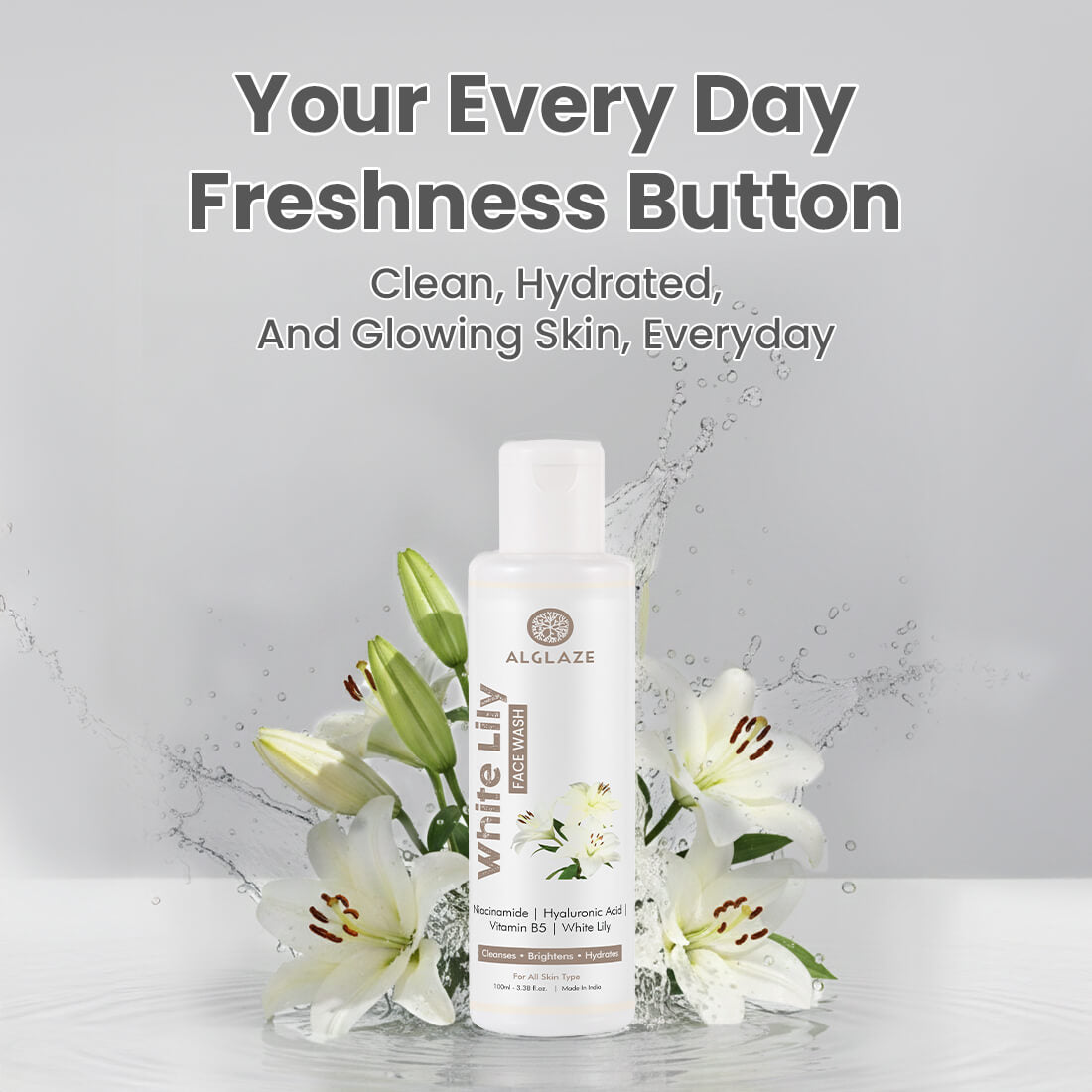 White Lily Face Wash | Niacinamide, Hyaluronic Acid & Vitamin B5