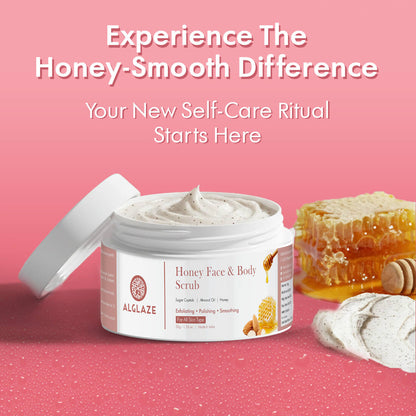 Honey Face & Body Scrub with Almond Oil & Honey