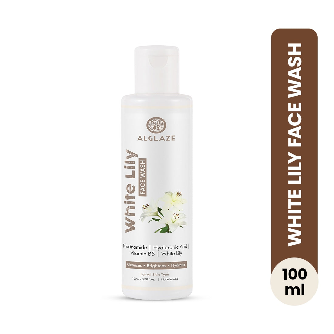 White Lily Face Wash | Niacinamide, Hyaluronic Acid & Vitamin B5  @ 1 (Exclusive)