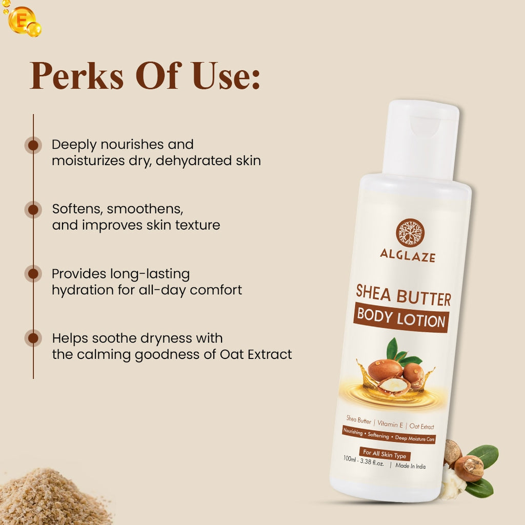 Shea Butter Body Lotion | Shea Butter, Vitamin E & Oat Extract  @ 1 (Exclusive)