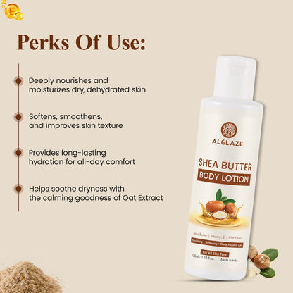 Shea Butter Body Lotion | Shea Butter, Vitamin E & Oat Extract  @ 1 (Exclusive)