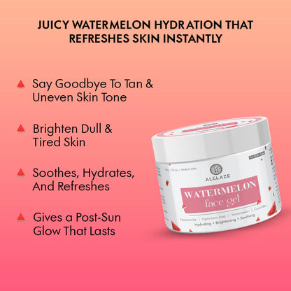 Watermelon Face Gel with Niacinamide & Hyaluronic Acid