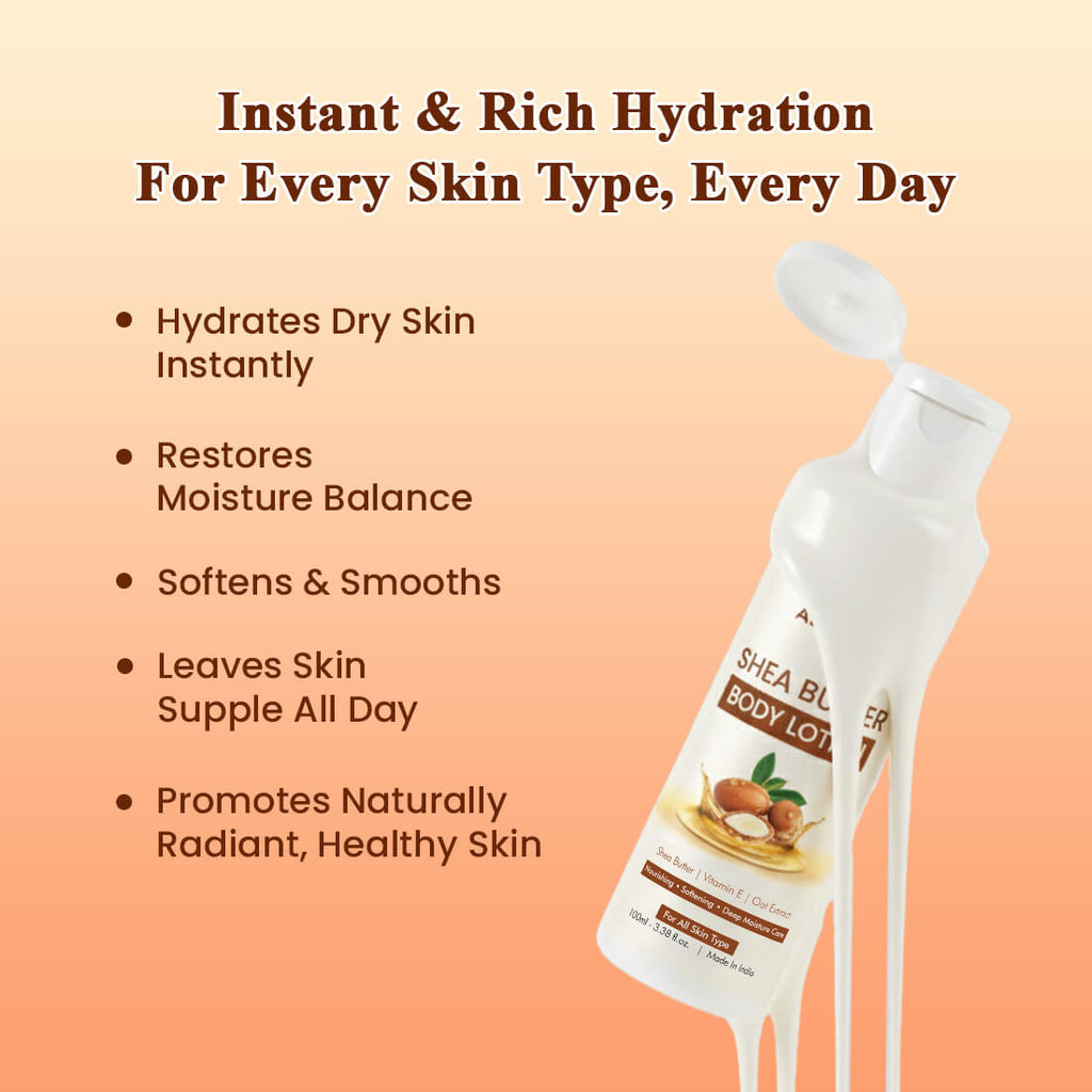 Shea Butter Body Lotion | Shea Butter, Vitamin E & Oat Extract