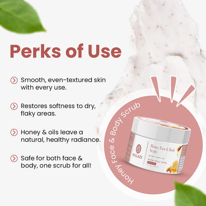 Honey Face & Body Scrub with Almond Oil & Honey  @ 1 (Exclusive)