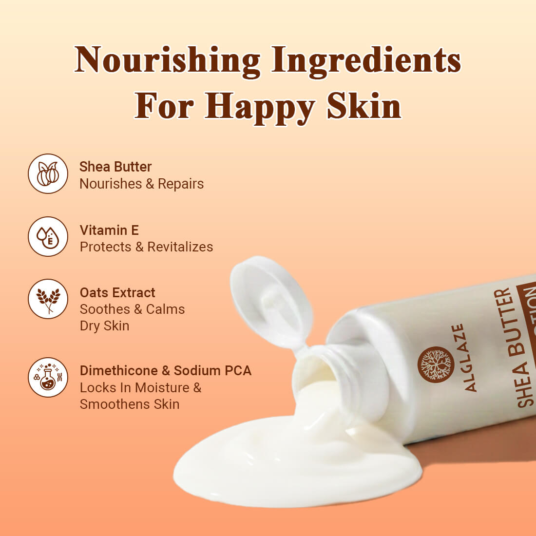 Shea Butter Body Lotion | Shea Butter, Vitamin E & Oat Extract