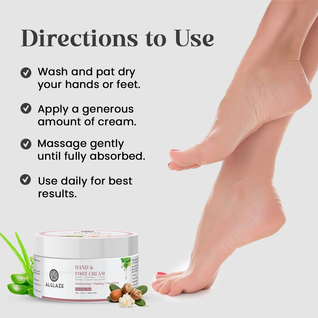 Hand & Foot Cream | Moisturizing & Healing @ 1 (Exclusive)