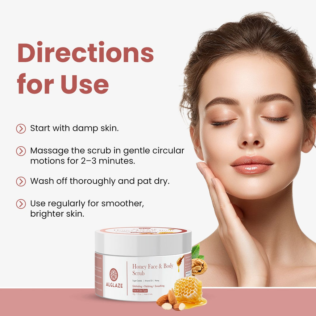 Honey Face & Body Scrub with Almond Oil & Honey  @ 1 (Exclusive)