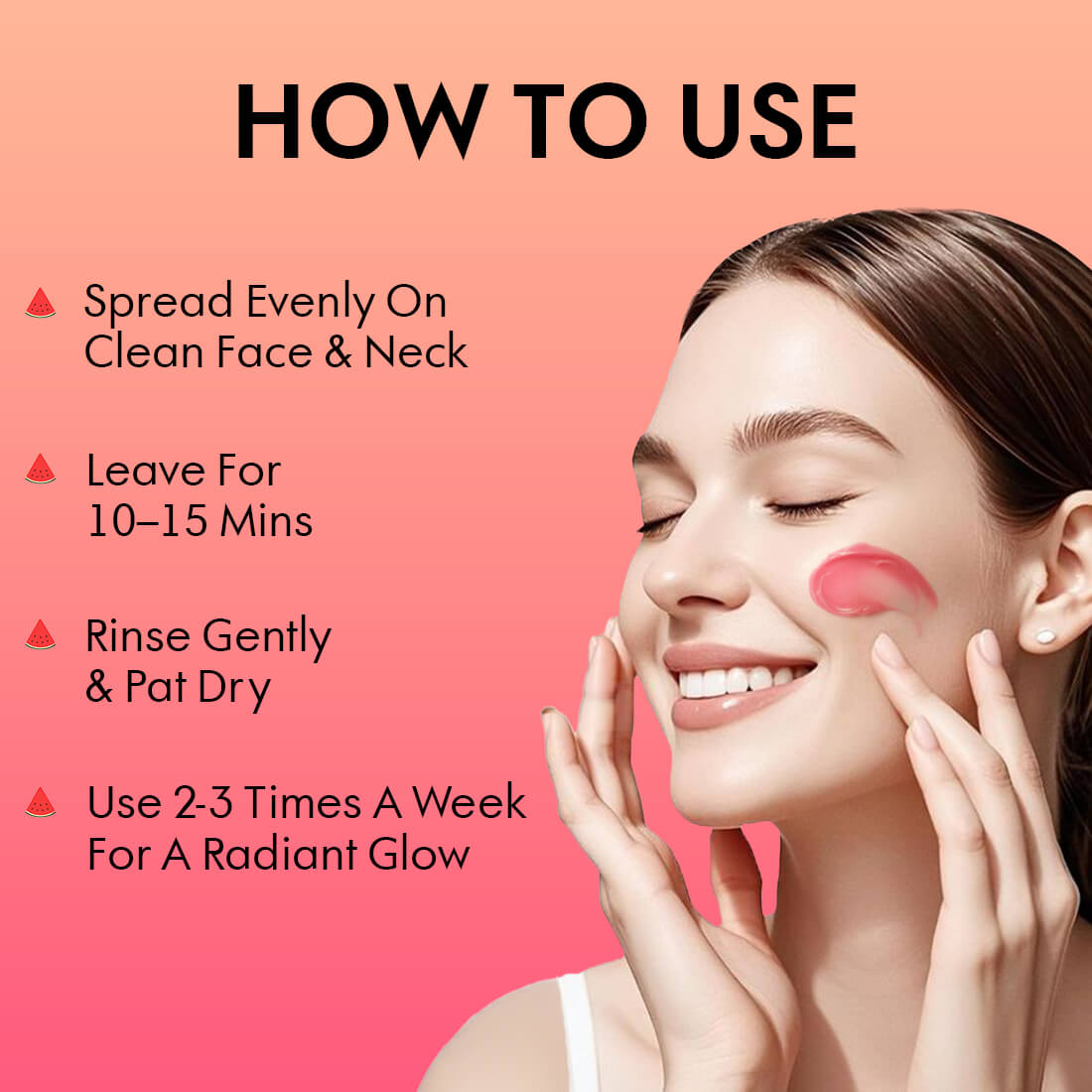 Watermelon Face Gel with Niacinamide & Hyaluronic Acid