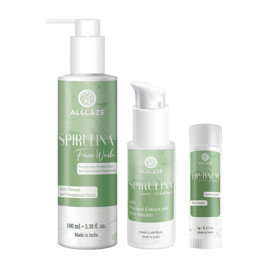 Daily Glow Combo – Facewash + Serum Moisturizer + Lip Balm