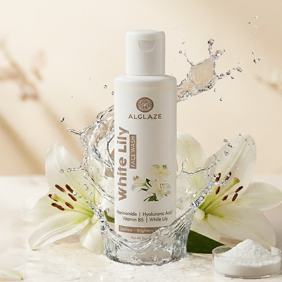 White Lily Face Wash | Niacinamide, Hyaluronic Acid & Vitamin B5  @ 1 (Exclusive)